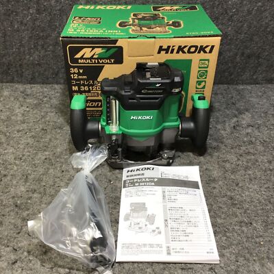 Hikoki コードレスルータ 36V12mm M3612DA （買取実績