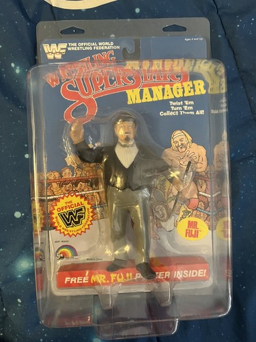 WWF Wrestling Superstars Manager Mr. Fuji LJN Acti...