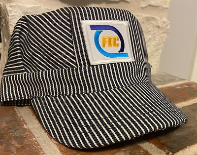 Engineer/Conductor Cap/Hat-(FEC) Florida East Coast -adjustable-Adult or Child