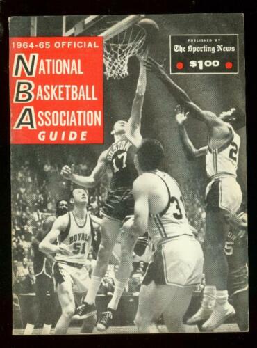 OFFICIAL NATIONAL BASKETBALL ASSOCIATION GUIDE 1964-65 VF - Picture 1 of 1