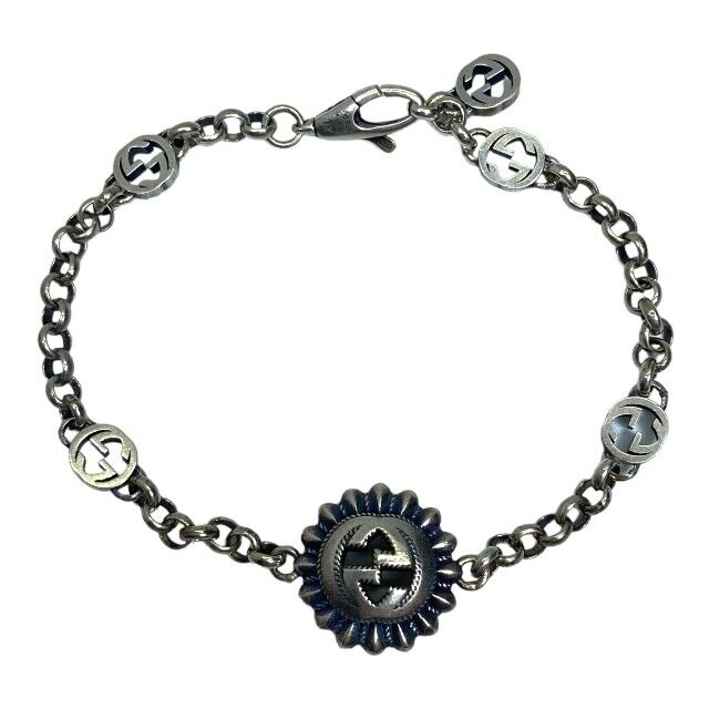 Gucci Interlocking G Bracelet Silver Ag925 P0022730 | eBay Gucci Interlocking G Bracelet Silver Ag925 P0022730 | eBay