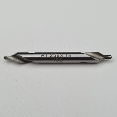 DNI-WERKZEUGE 1,25 mm Zentrierbohrer für Metall Anbohrer Bohrer Zentrierer HSS Form A