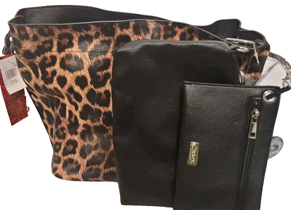 Bolso Bandolera Carlos By Carlos Santana Leopardo con Correa Bandolera Hebilla Foto 2 de 3