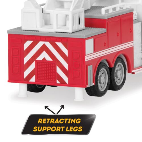 Driven by Battat — 1:24 Scale Fire Truck – Small Toy Truck with Lights, Sound... - Picture 4 of 8