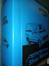 1987 FORD AEROSTAR VAN SHOP MANUAL / ORIGINAL FOMOCO BOOK IN ORIGINAL BINDER