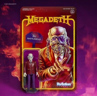 メガデス フィギュア　megadeth ROCK Vic Rattlehead Megadeth 'Peace Sells' Vic Rattlehead KnuckleBonz Statue