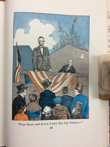 Beautiful 1947 ABRAHAM LINCOLN Oft-Told Tales By Mollie Winchester ILLUST BIO - Picture 8 of 8