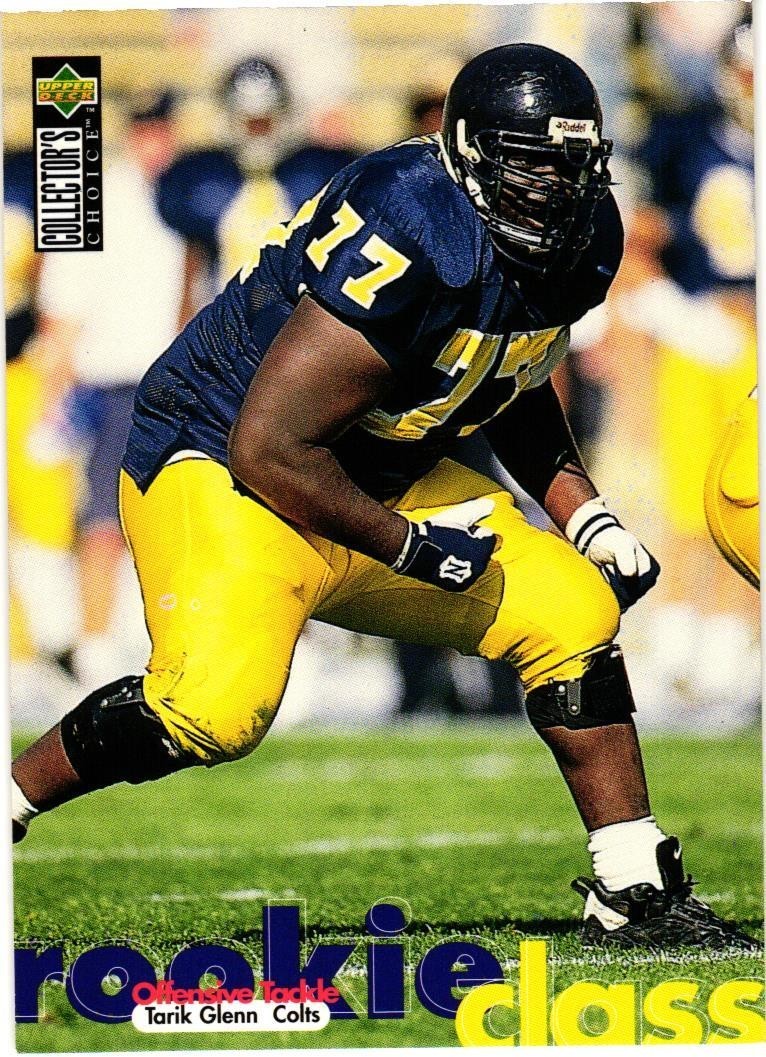 TARIK GLENN RC 1997 UPPER DECK COLLECTOR'S CHOICE ROOKIE #18 COLTS