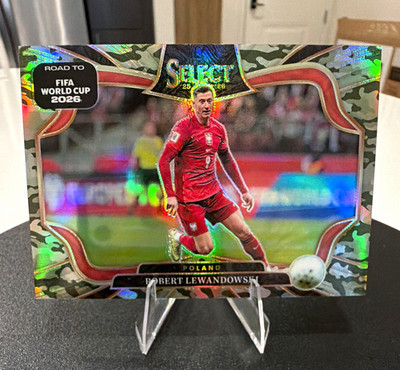 Panini Select Road to WC 2026 Field Level Prizm Robert Lewandowski #226 /199