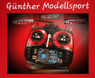 GRAUPNER MZ-24 PRO HOTT Einzelsender 2,4Ghz Fernsteuerung, S1006.PRO.77