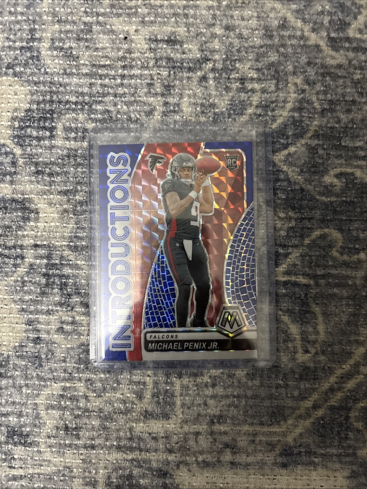 2024 Panini Mosaic - Introductions Michael Penix Jr. #6 Blue Mosaic Prizm /99