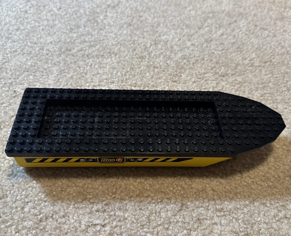 LEGO 71610 Casco de Barco Amarillo y 30254 Cubierta de Barco Negro - para Aqua Res-Q 4610 Foto 2 de 3