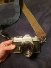 Yashica TL Electro x fotocamera reflex 35 mm con obiettivo Yashinon 50 mm testata