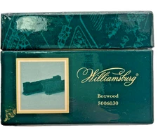 NIB LANG AND WISE 2007 COLONIAL WILLIAMSBURG COLLECTIBLES *BOXWOOD* 5006030