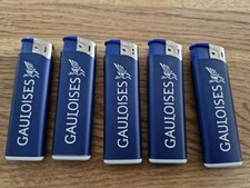 5 X Gauloises Feuerzeuge  Blau Electronic  - Neu
