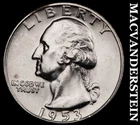 1953-D Silver Washington Quarter - Choice Gem Brilliant Unc  Lustrous  #i7630