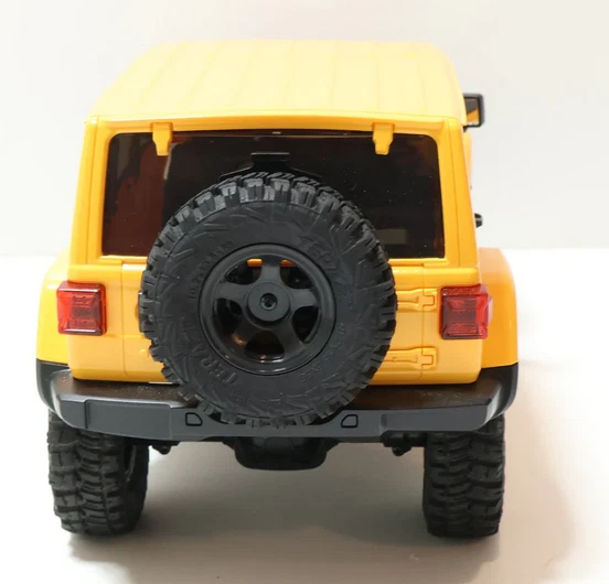 EAZYRC/ FMS 1/18 Arizona Jeep 4WD RTR RC Crawler/ Scaler Yellow 9G Servo - Image 3 of 4
