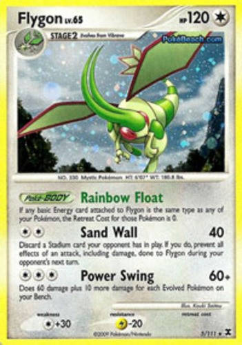 Flygon - 5/111 - Holo Rare HP, English Pokemon Rising Rivals