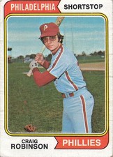 1974 Topps #23 Craig Robinson, VG-EX