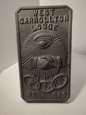 Antique Cast Iron Oddfellows Lodge 826 Architectural Element