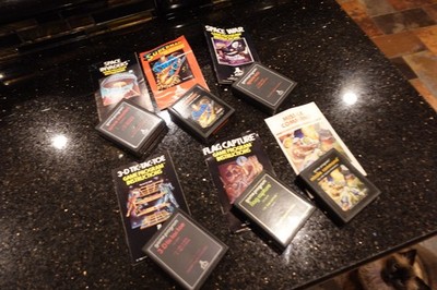 Vintage Atari 2600 Video Game Computer TV arcade Console system GAMES  A14 Lot 2