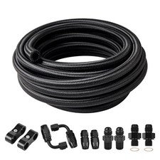 6AN Fuel Line Kit, Transmission Cooler Line Kit for 4L60E 4L65E, AN6 Nylon