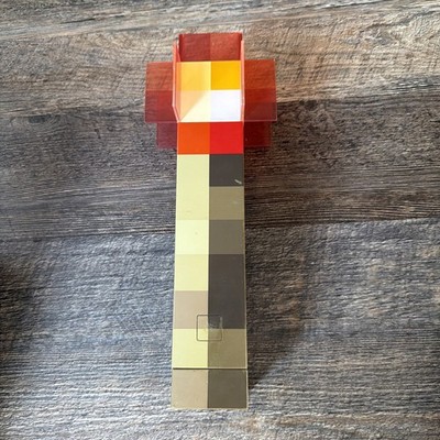 Minecraft 11'' Light-Up Carry And Wall Mount Torch 2017 Untested Night Light