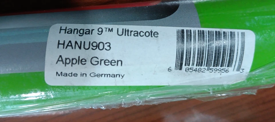 Hangar 9-Ultracote Multi-Temp Thermal Shrink Covering~NIP!~HANU903-APPLE GREEN - Image 3 of 4