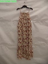 NWT- Women's Universal Thread Brown Flower Dress w/ pockets Size M, 195995604569