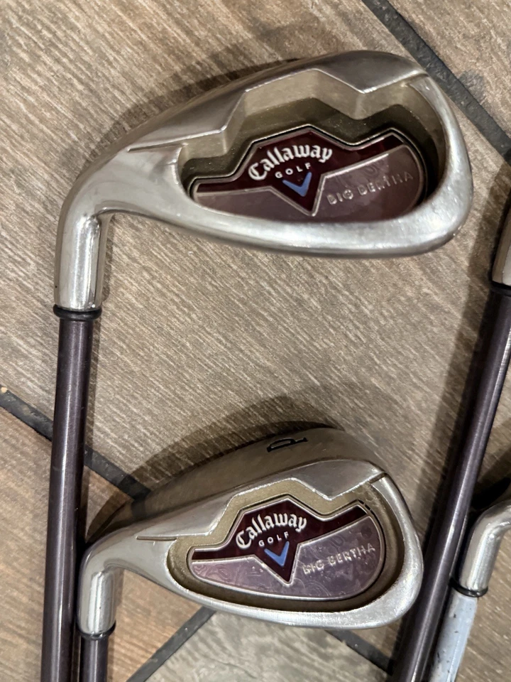 Callaway Big Bertha 2006 Iron Set 7, 8, 9, PW Ladies Flex Graphite Shaft LH Left - Image 2 of 4