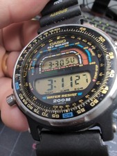Vintage 90’s Casio Sky Walker SkyWalker Watch DW-401 Free Priority Shipping