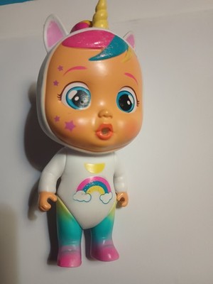 IMC Toys collector's Cry Babies Dreamy The Unicorn Rainbow 