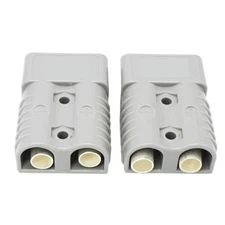 Gray Battery Quick Connector Kit 175 Amp 1/0 Gauge Plug Connect Disconnect Wi...