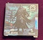 Pan Silver Company Limited Edition 5 Gram Unsealed Pirate .999 Bar