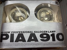 Piaa 910 120mm Round Projector Spot Fog Lamp Light H3 Bulb Hanging Mount Vintage
