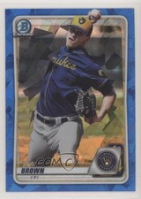 2020 Bowman Chrome Sapphire Edition Zack Brown #BCP-34 09ei