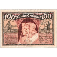 [#293691] Germany, Bielefeld, 100 Milliarden Mark, 1923-10-25, EF