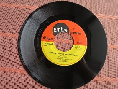 Single 7  DESMOND DEKKER AND THE ACES   ISRAELITES   Reggae Soul 1969