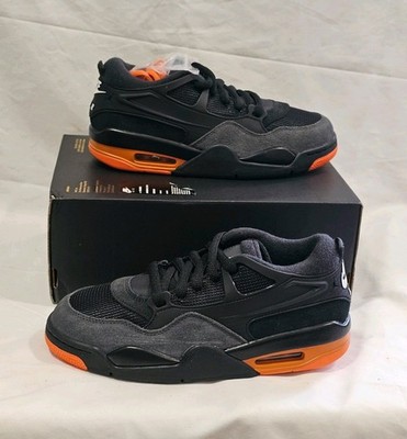 Nike Air Jordan 4 RM GS Schwarz Orange Kinder Sneaker UK 6 EU 39 Neu