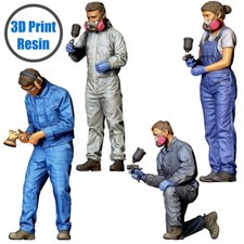 Lackierer Auto Set - 3D Druck Miniaturen - 1:...