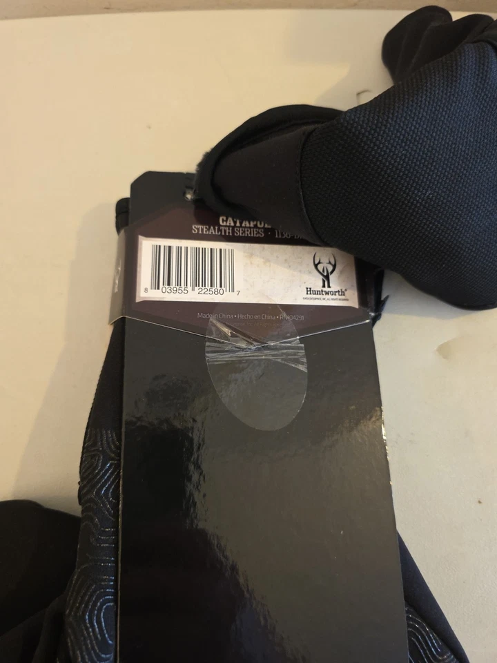 Huntworth Catapult L/XL Midweight Pop-Top Hunting Gloves Thick-Fur Like Lining  - Image 3 of 3