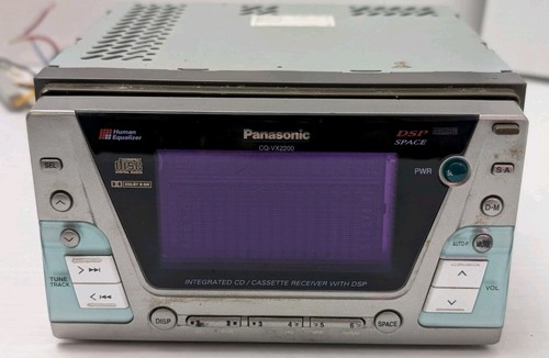 Vintage Panasonic CQ-VX2200 CD/Cassette /Radio/DSP Tested Integrated Receiver - Picture 2 of 14