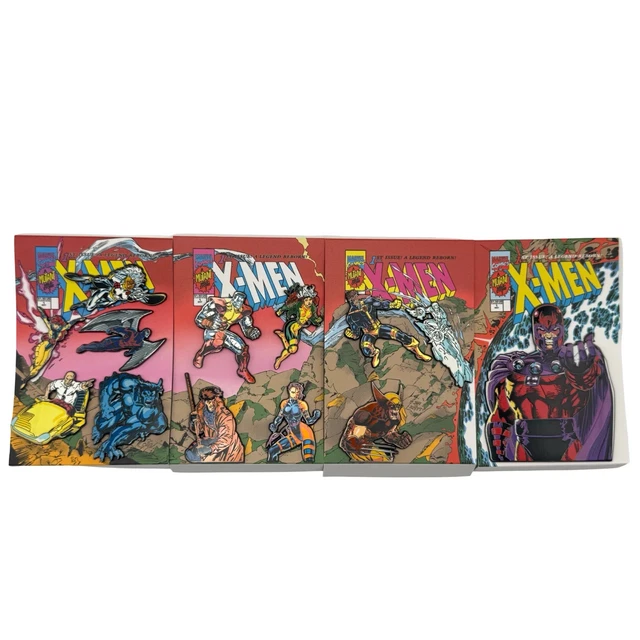 Jim Lee X-Men #1 4-Pack SDCC Exclusive Enamel Pin Set