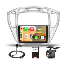 4G 64G Stereo for Toyota Highlander 2000-2007 Radio Android Upgrade 9 Inch To...