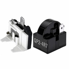 4.7 Ohm Refrigerator Start Relay  Overload Protector for 1/2HP Compressors - 2