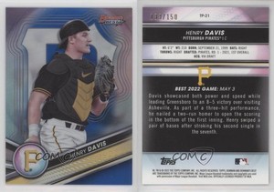 2022 Bowman's Best Top Prospects Blue Refractor /150 Henry Davis #TP-21