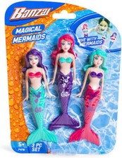 Juego de 3 mu ecas m gicas de sirena en colores surtidos