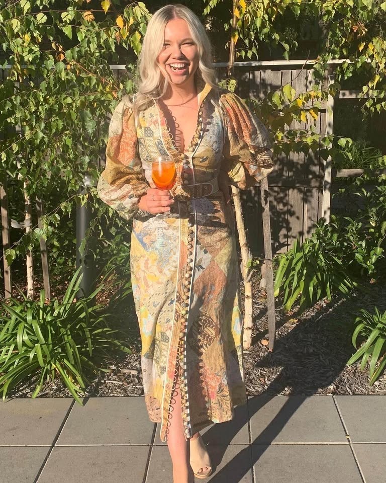 Zimmermann Brightside Batik Patchwork Midi Dress … - image 3