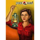 Petromax Feuerhand Retro Tin Lantern Sign, Vintage Look, Steel, 8.3 x 11.8 in