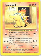 Cyndaquil 57/111 Common Neo Genesis Pokemon Unlimited Heavily Played